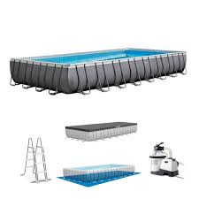 Piscine Tubulaire Rectangulaire Intex Ultra Xtr Frame 9 75 X 4 88 X 1 32 M