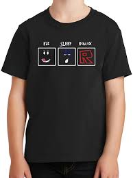 Blank template black in art ideas shirt empty roblox t. Eat Sleep Roblox T Shirt Kids Adults Gaming T Shirts Amazon Co Uk Clothing