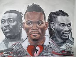 RIP Atsu 💔 ...a tribute from an artist @ameyawtv , @zoinfelix  christyblackart #restwellatsu #ghanaianart #blackart #abstractpaintings  #walldecor #frames #artworks #christyblack #interiordesign  #interiorinspiration #modernart #moderninterior ...