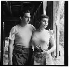 Portrait of Herb Abramson and Miriam Abramson, Flatbrookville, N.J., ca. 1947] | Library of Congress