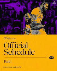 Los Angeles Lakers En Instagram The First Half Of The Lakeshow Schedule Is Officially Out Check The Link In Bio For Details
