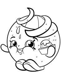 juicy orange shopkin malarbok coloring pages shopkins colouring fruit coloriage diesney imprimer
