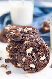 While these are not brownies, they are still very fudgy cookies. Ultimate Double Chocolate Chip Cookies The Flavor Bender