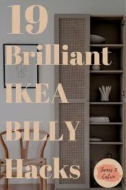 19 Ikea Billy Bookcase Hacks That Are Bold And Beautiful James And Catrin Ikea Billy Bookcase Billy Bookcase Hack Ikea Billy