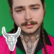 Have to decide to make tattoos on the neck? Post Malone Neck Tattoo Tattoo Icon
