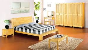 This beautiful set will truly enliven your bedroom area. China Environmental Design Natural Pine Wood Bedroom Set China Bedroom Bedroom Set