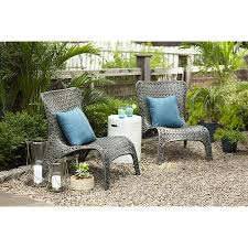 Shop Garden Treasures Tucker Bend Wicker Patio Dining Chair At Lowes Com Patio Dining Chairs Wicker Dining Chairs Outdoor Seating