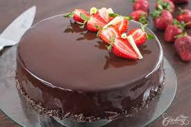 Black And White Mirror Glaze Cake Strawberry Chocolate Mirror Cake Recipe Chocolate Strawberries Mirror Cake Cake