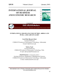 Pdf International Brand Analysis Of Nike Adidas And Puma A Decade Of Glory Syed Fida Hussain Shah Academia Edu