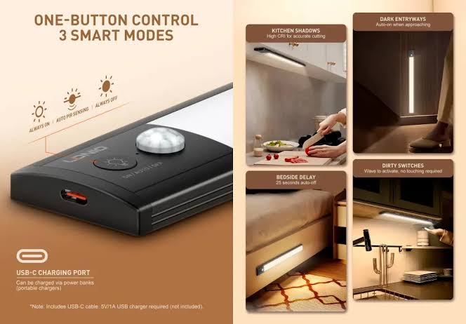 Ldnio Y5 Smart Motion Sensor LED Cabinet Light