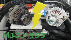 Alternator Removal Replacement On Mercedes W203 C200k C180 C230 Youtube