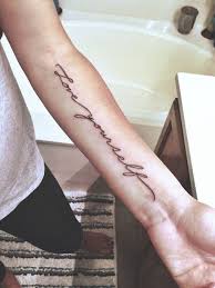 In either case, the below list of tattoos and their meanings may help you find the perfect tattoo with the perfect meaning. Love Yourself Quote Tattoo On Arm Tattooimages Biz