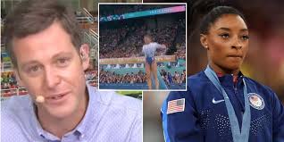 Matt Baker sparks BBC Olympics double-standards row as fans slam  'cringe-worthy' Simone Biles coverage: 'The irony!'