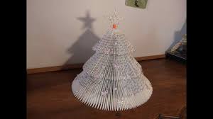 Faire un herisson avec un livre. Sapin De Noel Pliage De Livre Simple A Realiser Youtube