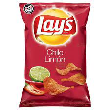 Lay S Chile Limon Flavored Potato Chips 7 75oz Potato Chips Lays Chips Potato Chip Flavors