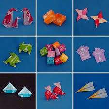 You can get them in light cocoa, dark cocoa, white, and many other colors. Diy Project Ideas Halloween Candy Wrapper Crafts Origami Candy Wrapper Origami Candy Candy Crafts