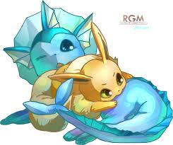 Aquali Et Evoli Pokemon Manga Pokemon Pokemon Eeveelutions