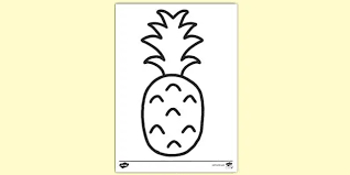 Pineapple is a plant of tropical origin, from south america between brazil and uruguay. Free Cute Pineapple Colouring Page Colouring Sheets