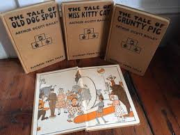 First Edition Childrens Books By Arthur Scott Bailey Slumber Town Tales Tuck Me In Tales Set Of Four Miss Kitty Childrens Books Old Things