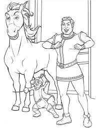 Maybe you would like to learn more about one of these? Doneky Puss And Shrek Coloring Page Free Printable Coloring Pages For Kids
