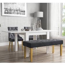 1 piece of board 300 mm x 19 mm x 900 mm (¾ x 11⅞ x 35 ½) step 1. Flip Top Dining Table In White High Gloss With 2 Grey Velvet Chairs 1 Bench Vivienne Kaylee Furniture123