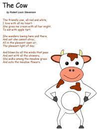 The Cow By Robert Louis Stevenson Nursery School Activities Rhyming Preschool Preschool Songs