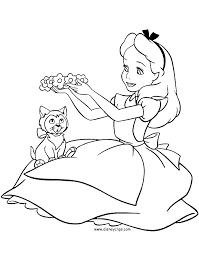 The spruce / kelly miller halloween coloring pages can be fun for younger kids, older kids, and even adults. Alice In Wonderland Coloring Pages Disneyclips Com
