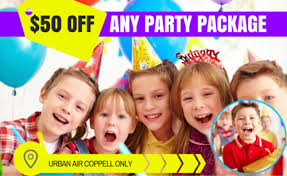 Limited Time Offer Get 50 Off Any Party Package At Coppell Location Valid For Any 2017 Birthday Party