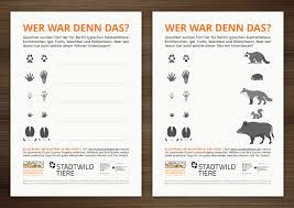 Tierspuren im schnee william schneebeli buch antiquarisch kaufen a02ggi8q01zz9 dieser naturführer zeigt erstmalig spuren in lebensgroßer abbildung von 65 tieren in feld, wald und wiese. Tierspuren Quiz Fur Stadtwildtiere Mit Hidden Tracks Iris Luckhaus Illustration Design
