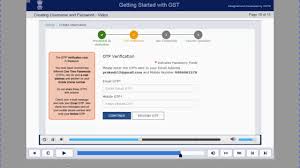 Gst user id and password. Gst Creating Username And Password Youtube