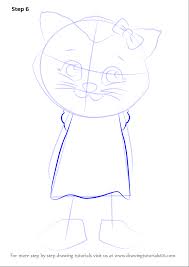 Katerina kitty cat coloring page. Learn How To Draw Katerina Kittycat From Daniel Tiger S Neighborhood Daniel Tiger S Neighborhood Step By Step Drawing Tutorials