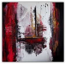 Rot Schwarz Abstrakte Malerei Wandbild Leinwandbild Abstrakte Malerei Abstrakte Kunst Bilder Abstrakte Kunst