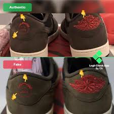 Travis scott x air jordan 4 retro cactus jack. Real Vs Fake Travis Scott Low Top Legit Check By Ch