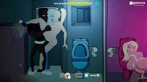 Fuckerman - Anal fuck Prostitute in Club Bathroom - 2D Cartoon Animated Porn  - XVIDEOS.COM