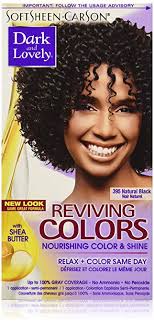 Softsheen Carson Dark And Lovely Reviving Colors Nourishing Color Shine Natural Black 395