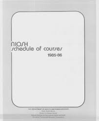§ advanced training is offered at training sites approved under the apprenticeship and trades certification division, department of advanced only apprentices who are qualified as per criteria set out in the occupational logbook for advanced training will be given consideration for class calls. Niosh Schedule Of Courses 1985 1986 Niosh Cdc