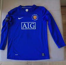 Marcus rashford manchester united 20/21 drittes trikot von adidas. Manchester United Dritte Fussball Trikots 2008 2009 Sponsored By Aig