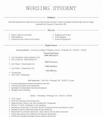 Nursing Student Resume Example Clinical Experience Quakertown Pennsylvania