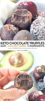 Keto Chocolate Truffles 0 8 G Net Carbs Avocado Recipes Keto Avocado Avocado Dessert