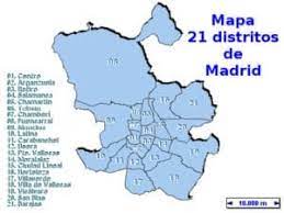 Mapa códigos postales, distritos y barrios del municipio de. Todos Los Barrios De Madrid Pongamos Que Hablo De Madrid