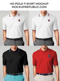 Hd Man Polo T Shirt Mockup