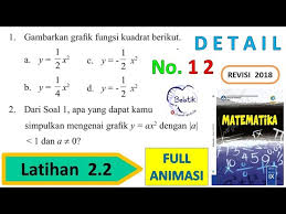 6 tema cerpen di atas adalah …. Latihan 2 2 Nomor 1 A B C D 2 Kelas 9 Smp Mts Persamaan Dan Fungsi Kuadrat Mtk Bse Halaman 92 93 Youtube