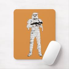 Star Wars Halloween Mummy Trooper Mouse Pad Zazzle Com Star Wars Halloween Halloween Mummy Star Wars Fans