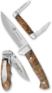 Winchester limited edition wood handle knife set 3 knives made in 2009. Limited Edition Burl Wood Knife Set