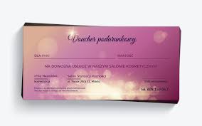 Voucher Podarunkowy Wzor Na Stylizacje Paznokcie Z Czerwona Kokarda