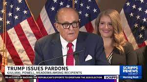 Trump pardons Giuliani and others who backed efforts to overturn 2020  election