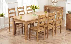 These modern industrial wooden chairs are sure to add flair to any home or office decor. Dining Table Sets The Great Furniture Trading Company