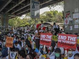Police cracked down in myanmar on saturday to prevent opponents of military rule gathering and one woman was shot and killed, media reported, after the country's un envoy urged the united nations to… More Myanmar Protests Follow Strike Foreign Concerns Times Of India