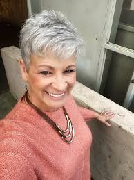 New pixie cut and colour :) 59 next month