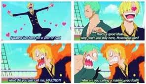 Sanji And Zoro Lol One Piece Funny One Piece Manga One Piece Anime